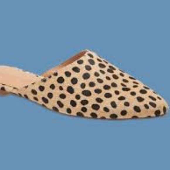 Madewell Shoes - Madewell Remi Sand Dune Multi Calf Hair Mules